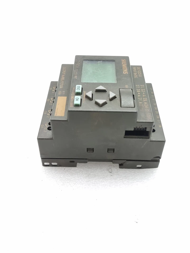 Siemens 6ED1052-1MD00-0BA6 12/24Rc Logo Controller Module (Tested as Photo)